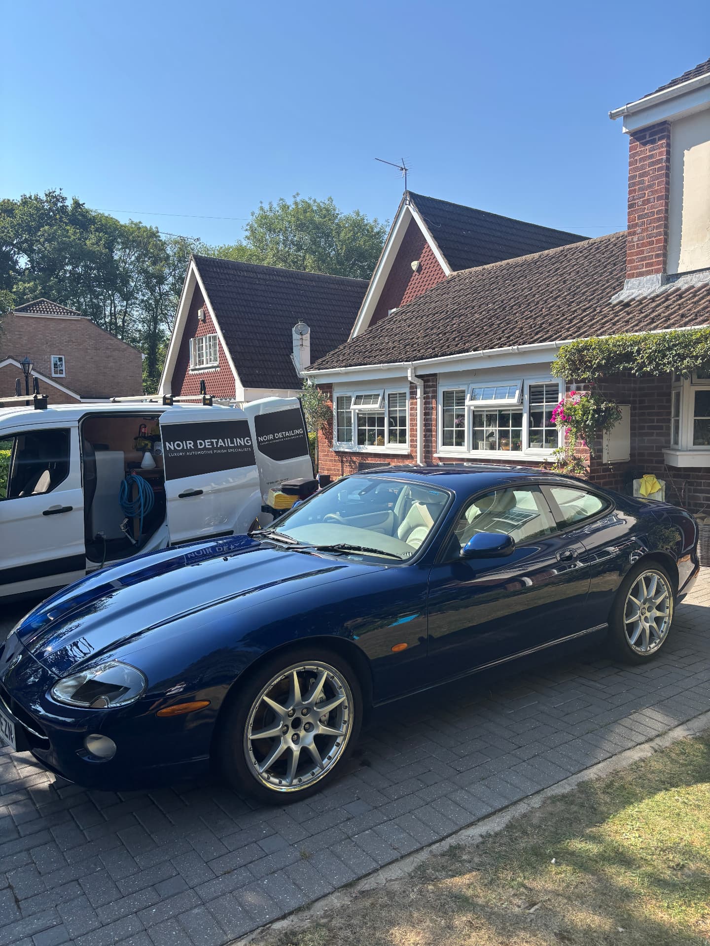 Jaguar XK after paint correction